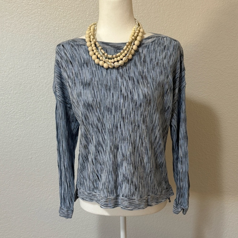 Nic + Zoe Boat Neck Long Sleeve Top
